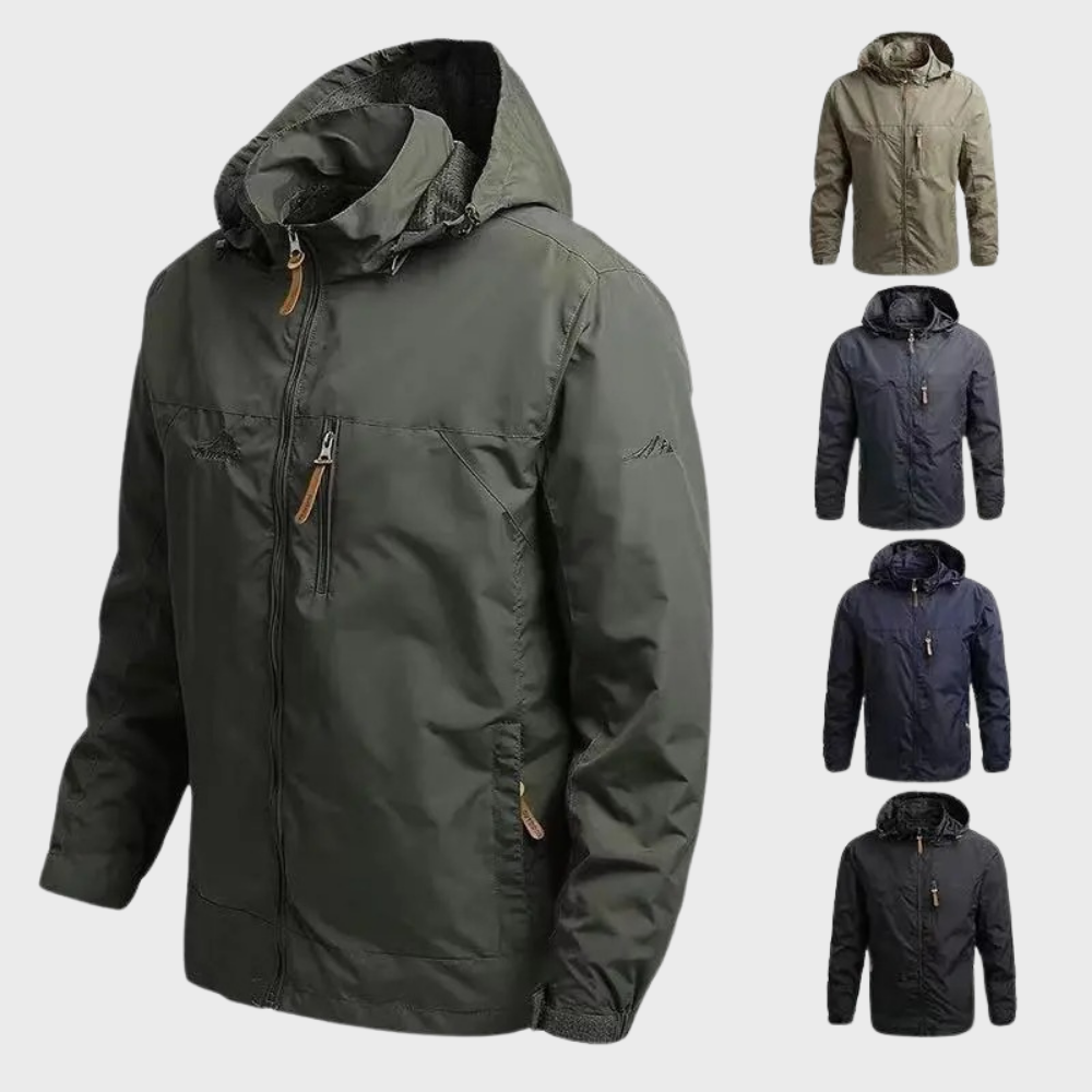 Waterproof Outdoor Hooded Parka Coat for Men