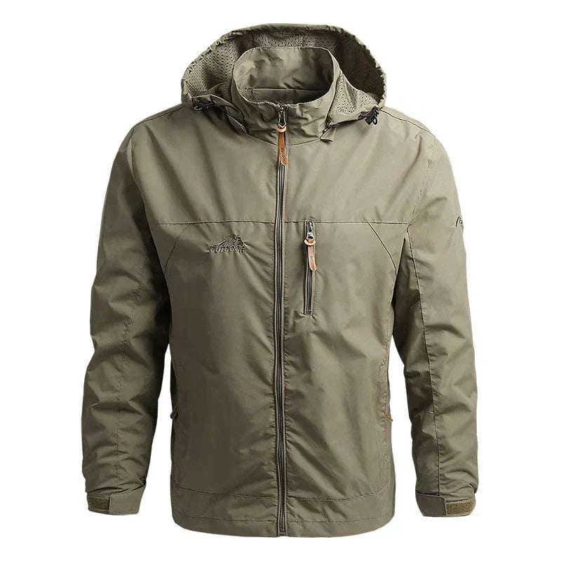 Breathable Men's Rain Jacket with Hood
