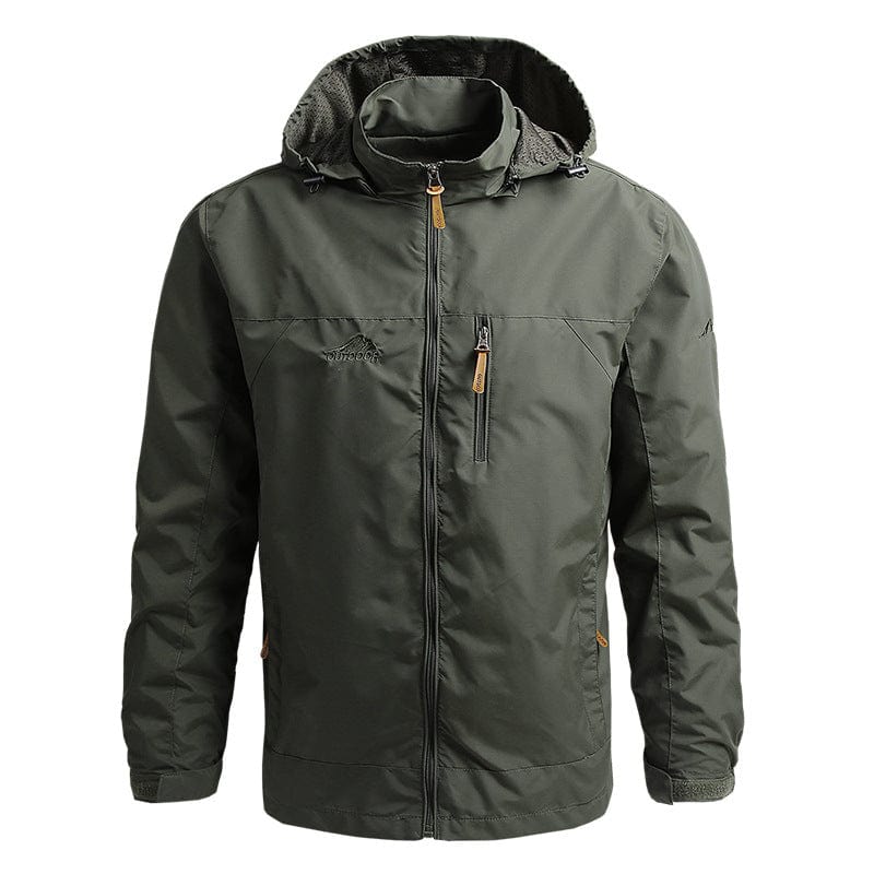 Breathable Men's Rain Jacket with Hood