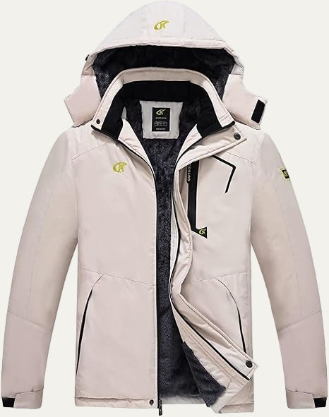 Men's Synthetic Fur Trimmed Padded Coat