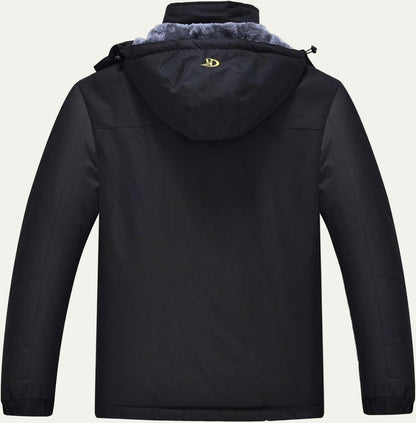 Men's Synthetic Fur Trimmed Padded Coat