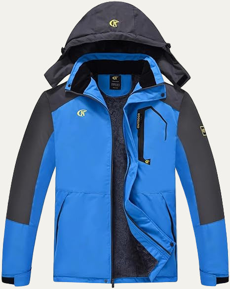 Men's Synthetic Fur Trimmed Padded Coat