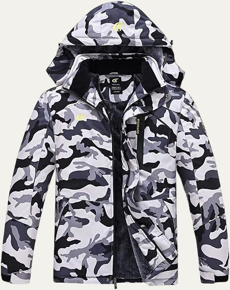 Men's Synthetic Fur Trimmed Padded Coat