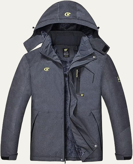 Men's Synthetic Fur Trimmed Padded Coat