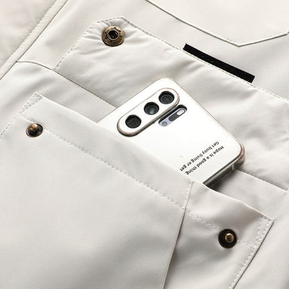 Breathable Metal Windbreaker Jacket