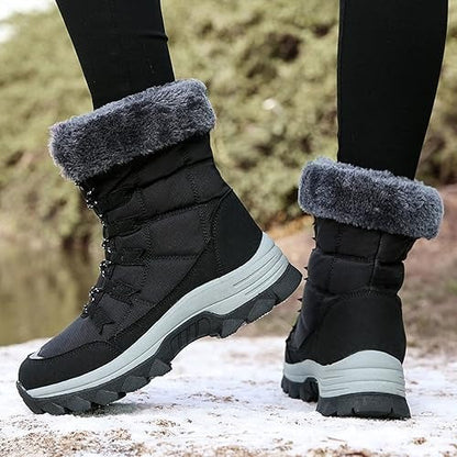 Warm Women's Waterproof Winter Boots - OutfitLondon