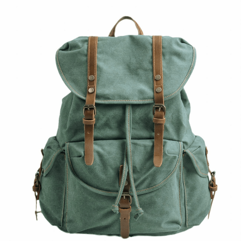 Tough Military Style Canvas Backpack