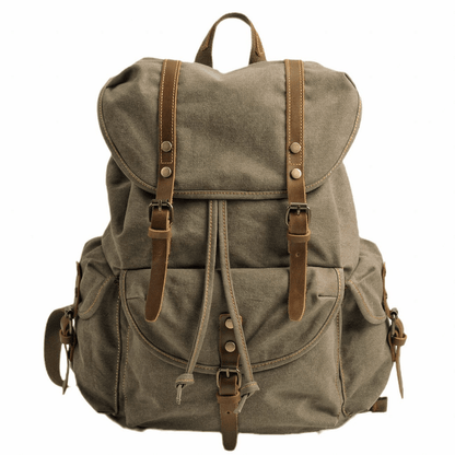 Tough Military Style Canvas Backpack