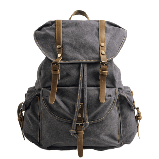 Tough Military Style Canvas Backpack - OutfitLondon