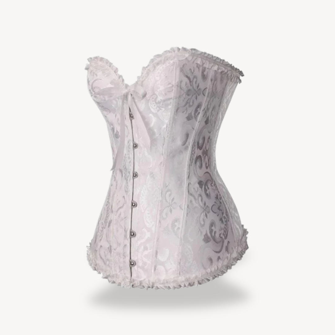 Ladies' Silk Tie Front Bustier Top