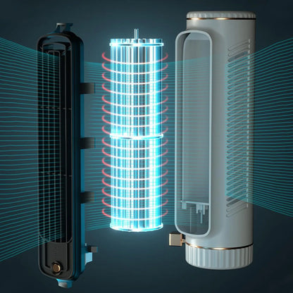 Bladeless Portable Tower Fan for Personal Cooling