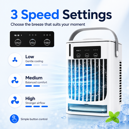 Personal Portable Mini Air Cooler Fan