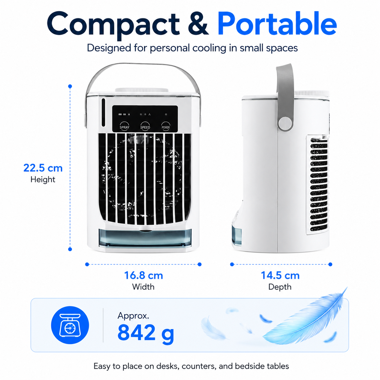 Personal Portable Mini Air Cooler Fan