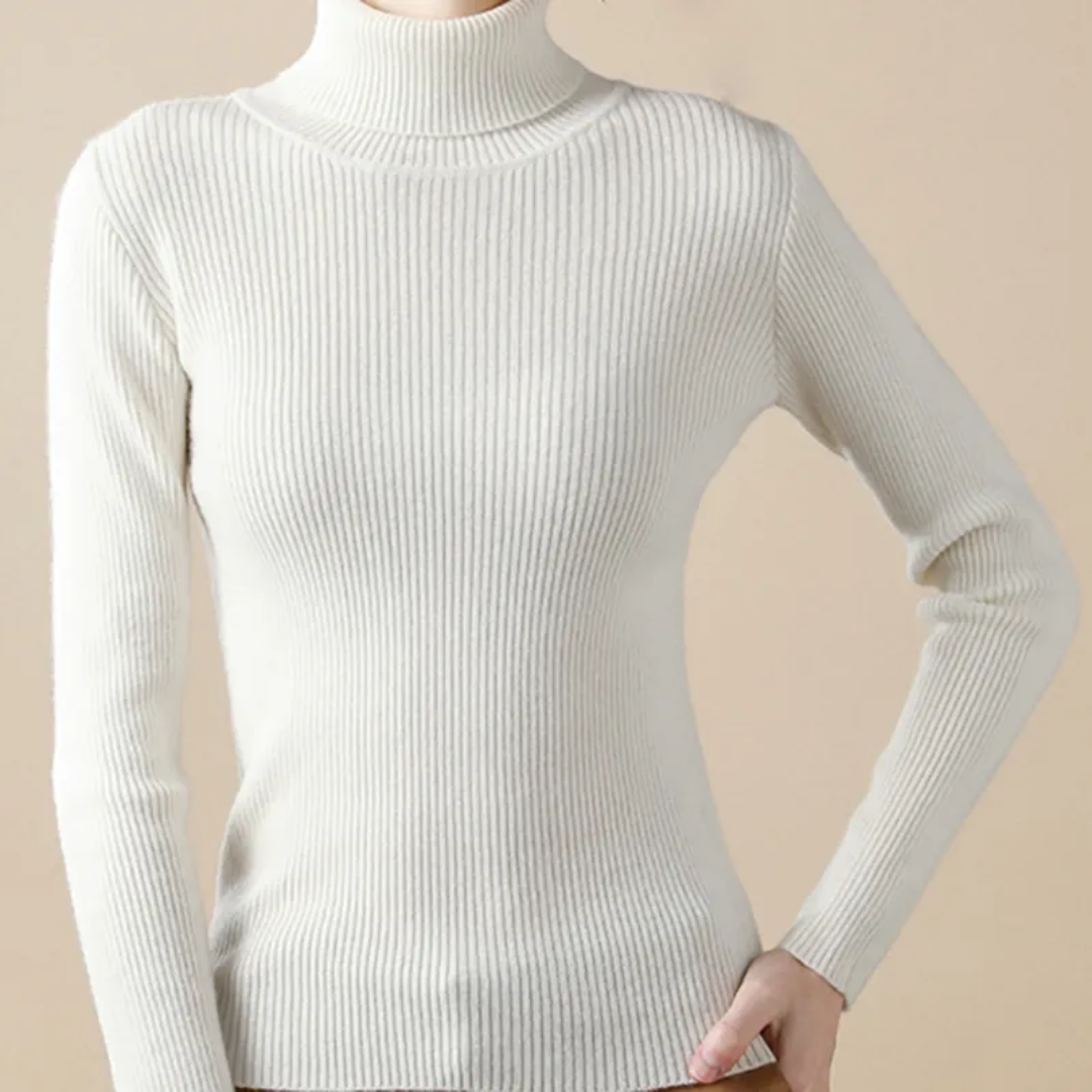 Warm Cozy Cashmere Turtleneck Sweater