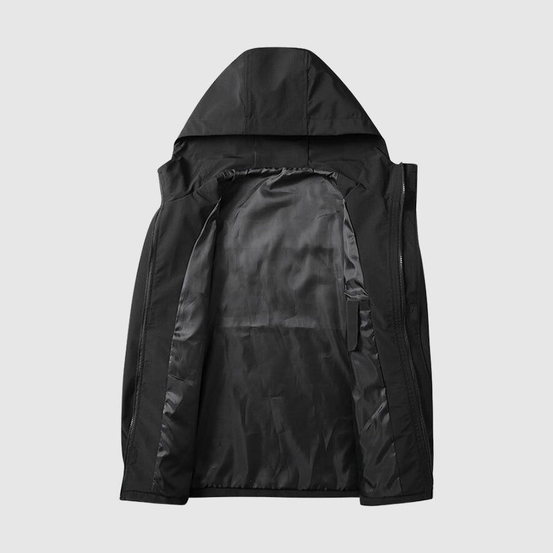 Men's Tactical Cargo Jacket with Storage Pockets