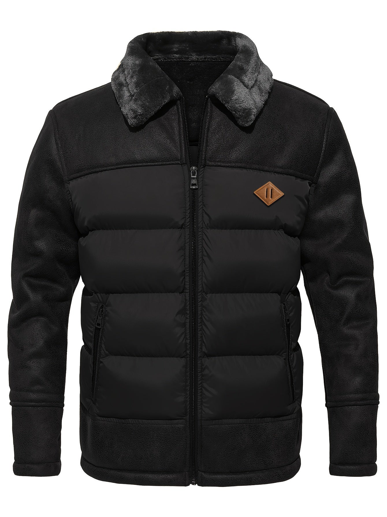 Thermal Insulated Fleece Coat for Men - OutfitLondon