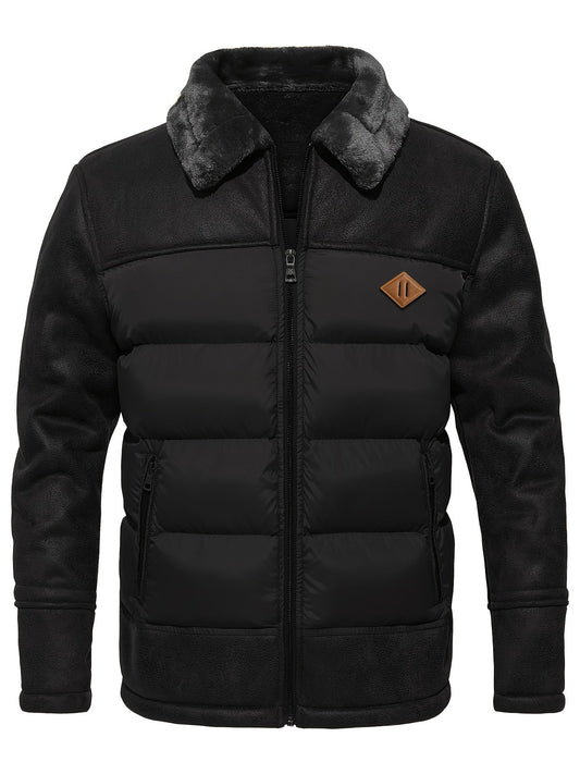 Thermal Insulated Fleece Coat for Men - OutfitLondon