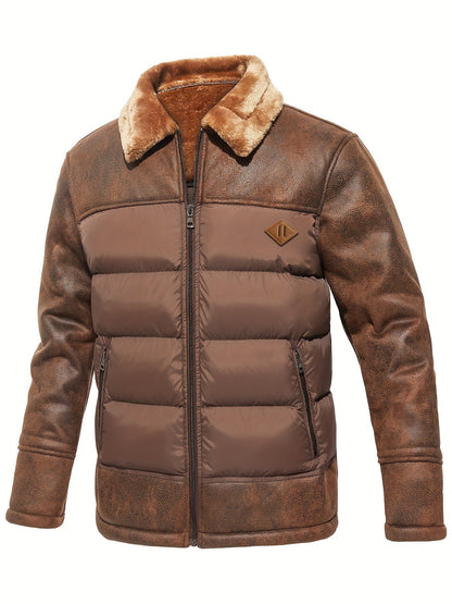 Thermal Insulated Fleece Coat for Men