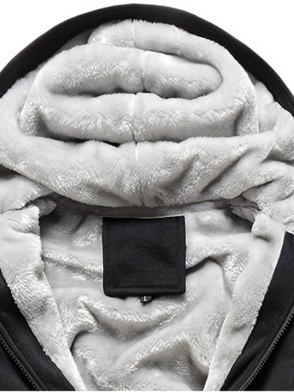 Cozy Fleece Hooded Winter Coat - Dario