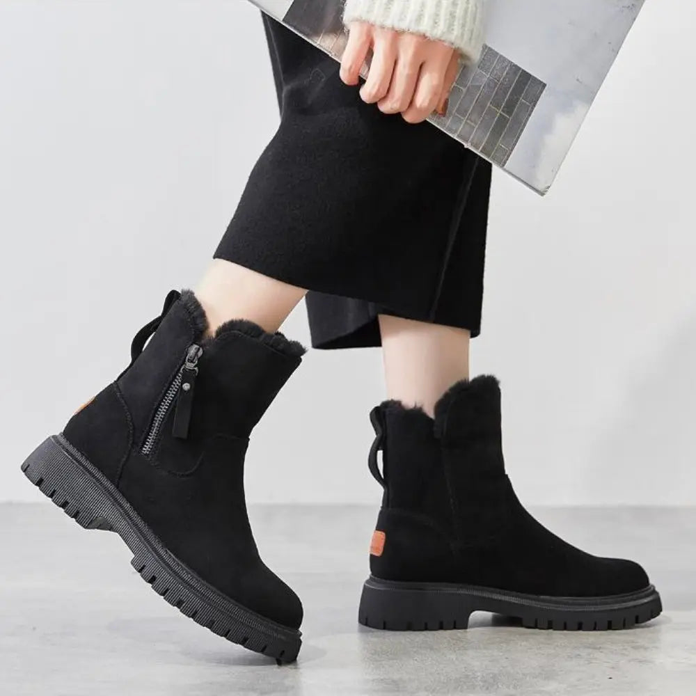 Comfortable Insulated Women's Shoes - Soft Orthopedic Boots