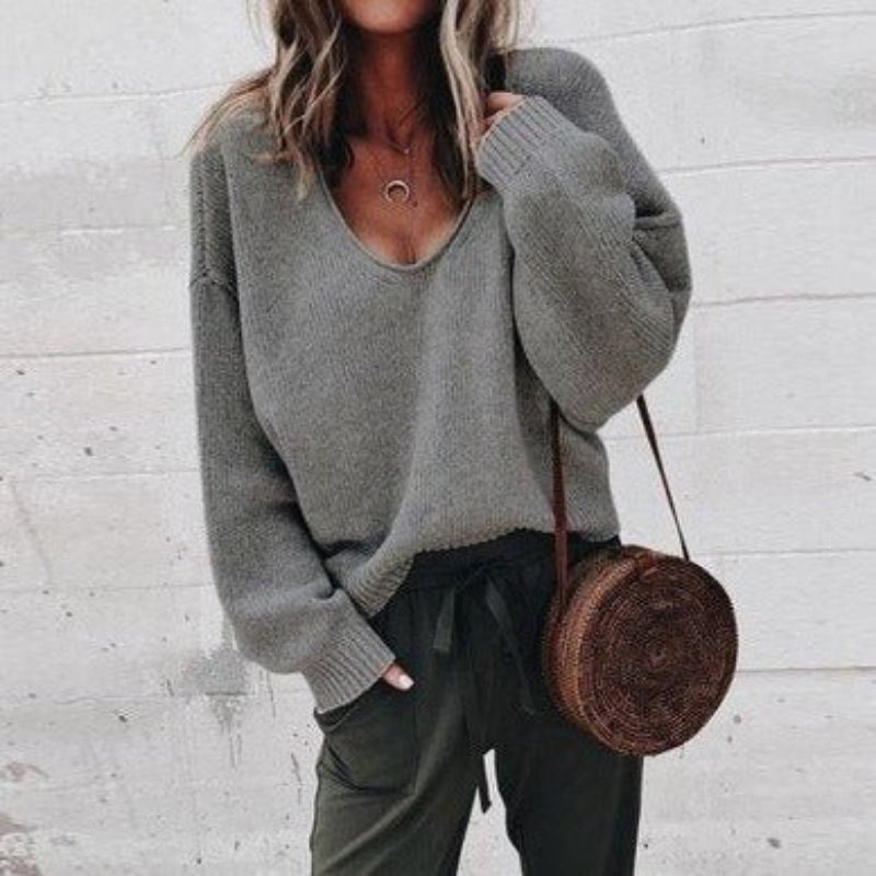 Warm Women's Cable Knit Winter Sweater - OutfitLondon