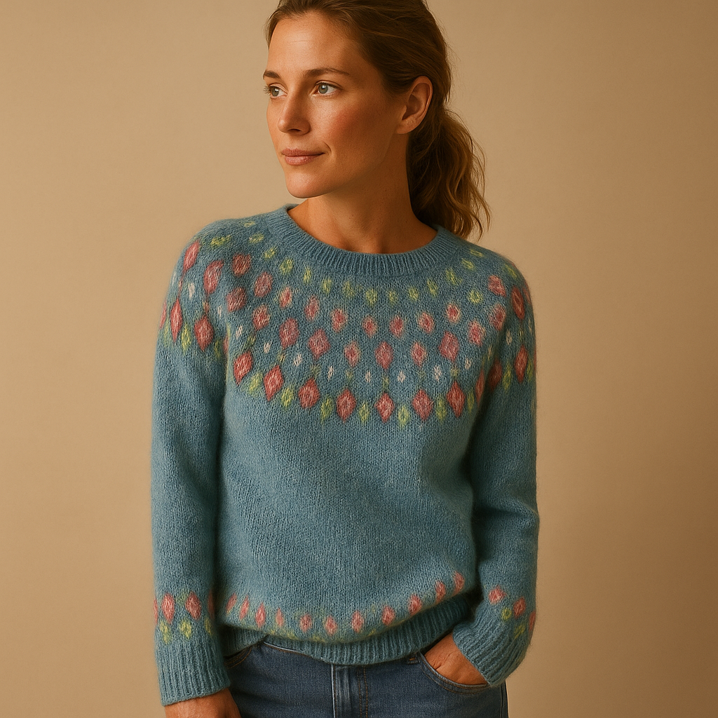 Cozy Crew Neck Winter Pullover Sweater