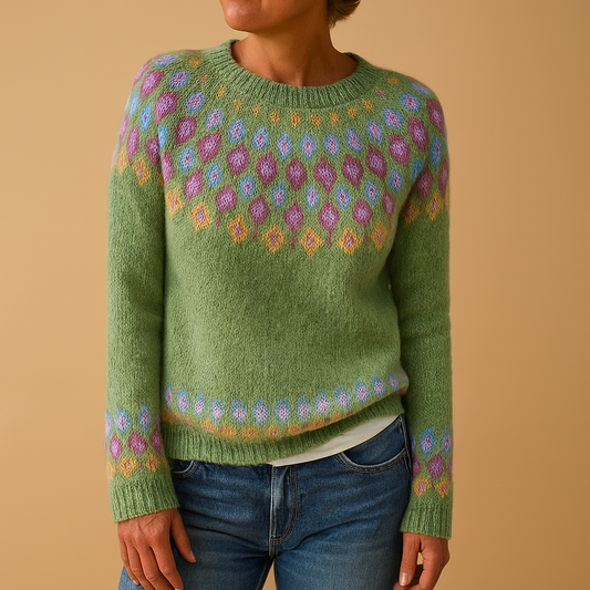 Cozy Crew Neck Winter Pullover Sweater - OutfitLondon