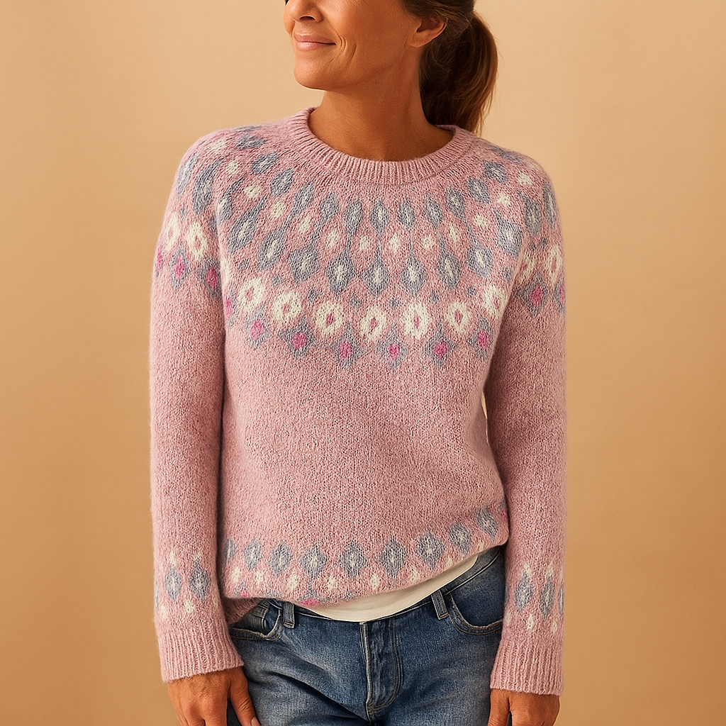 Cozy Crew Neck Winter Pullover Sweater