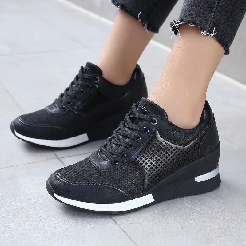 Trendy High Top Wedge Sneakers