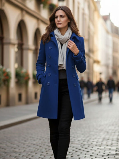 Timeless Double Button Ladies Coat