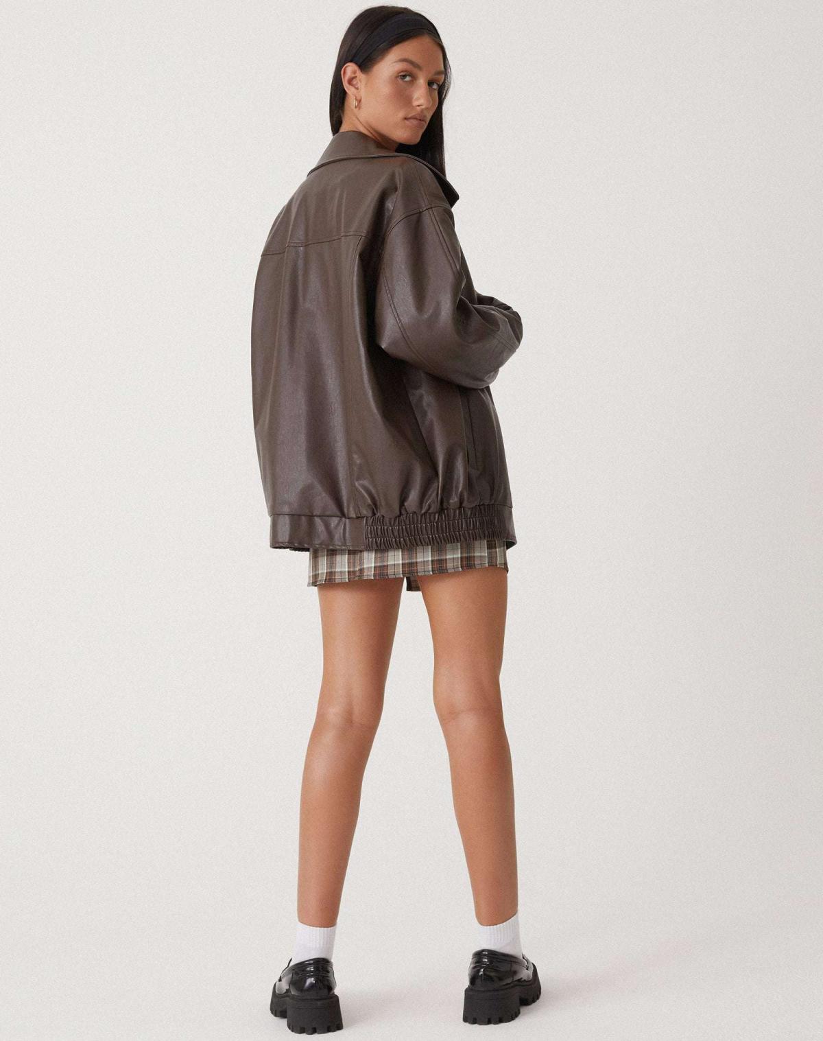 Classic Big Leather Jacket