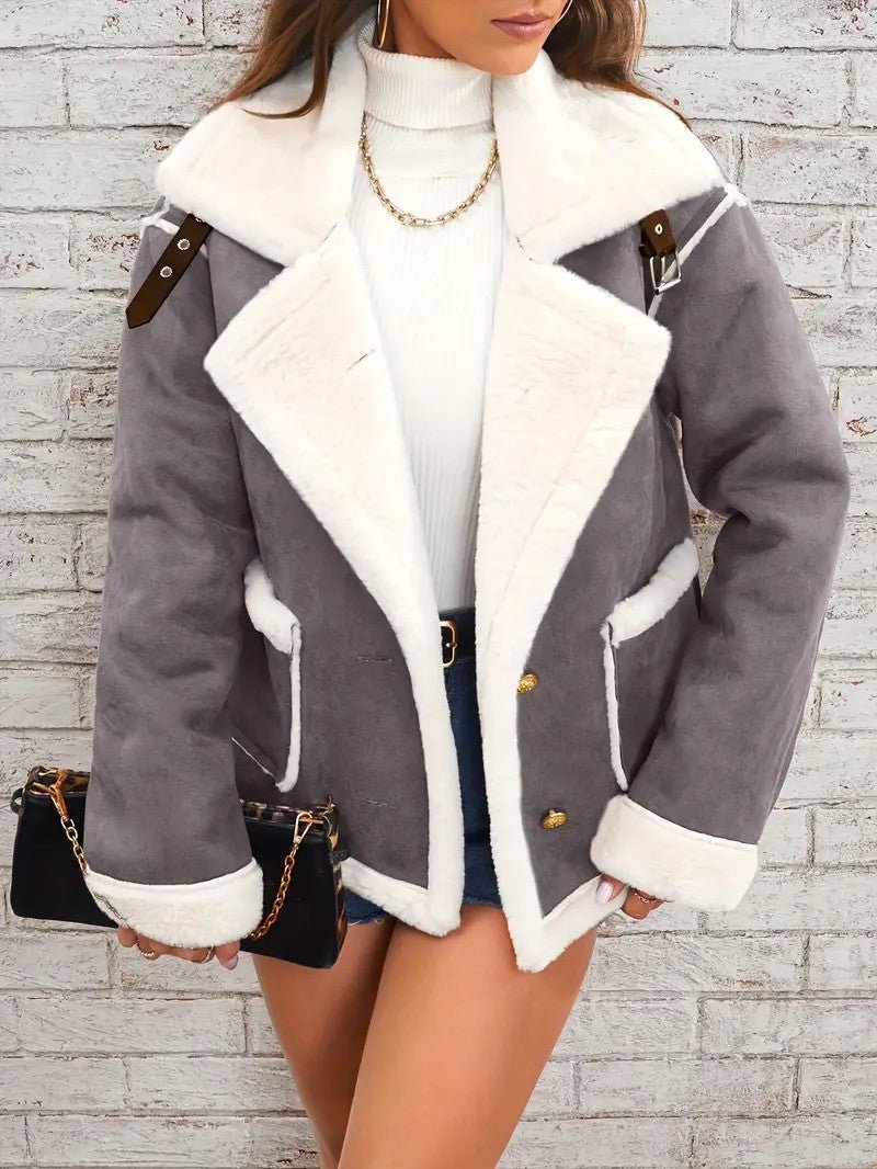 Women's Chic Long Winter Jacket - OutfitLondon