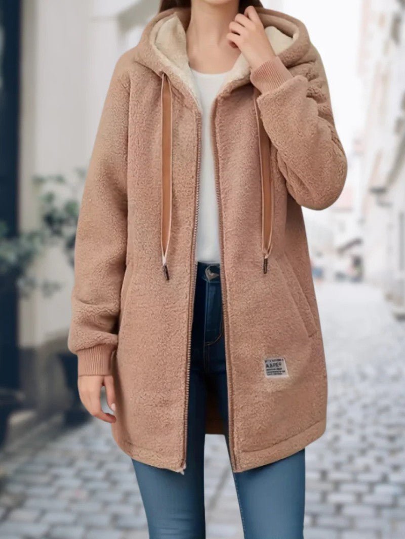 Warm Fleece Lined Women's Parka Coat