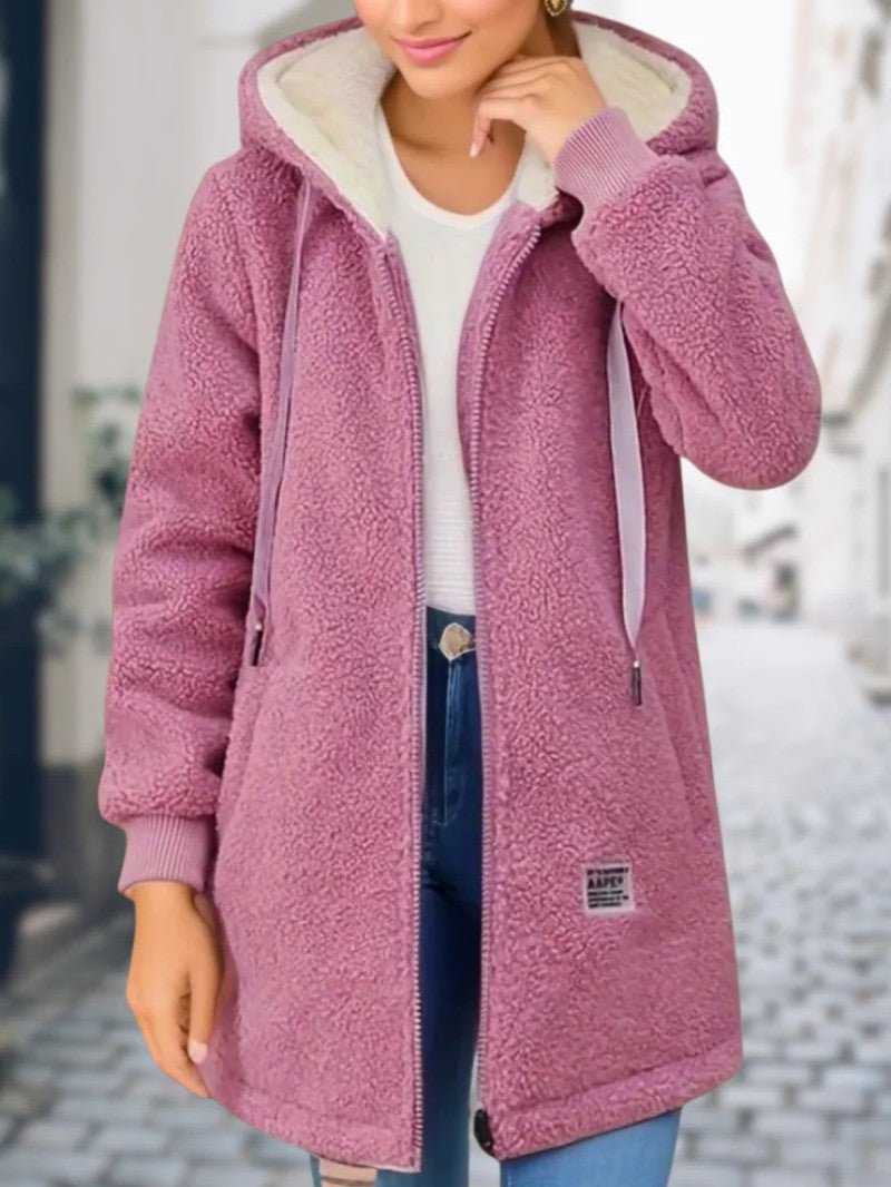 Warm Fleece Lined Women's Parka Coat