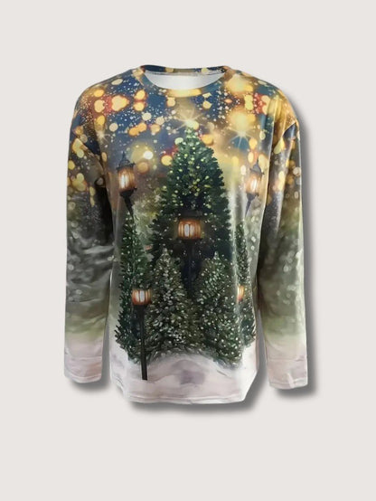 Sparkly Holiday Tree Graphic Sweatshirt