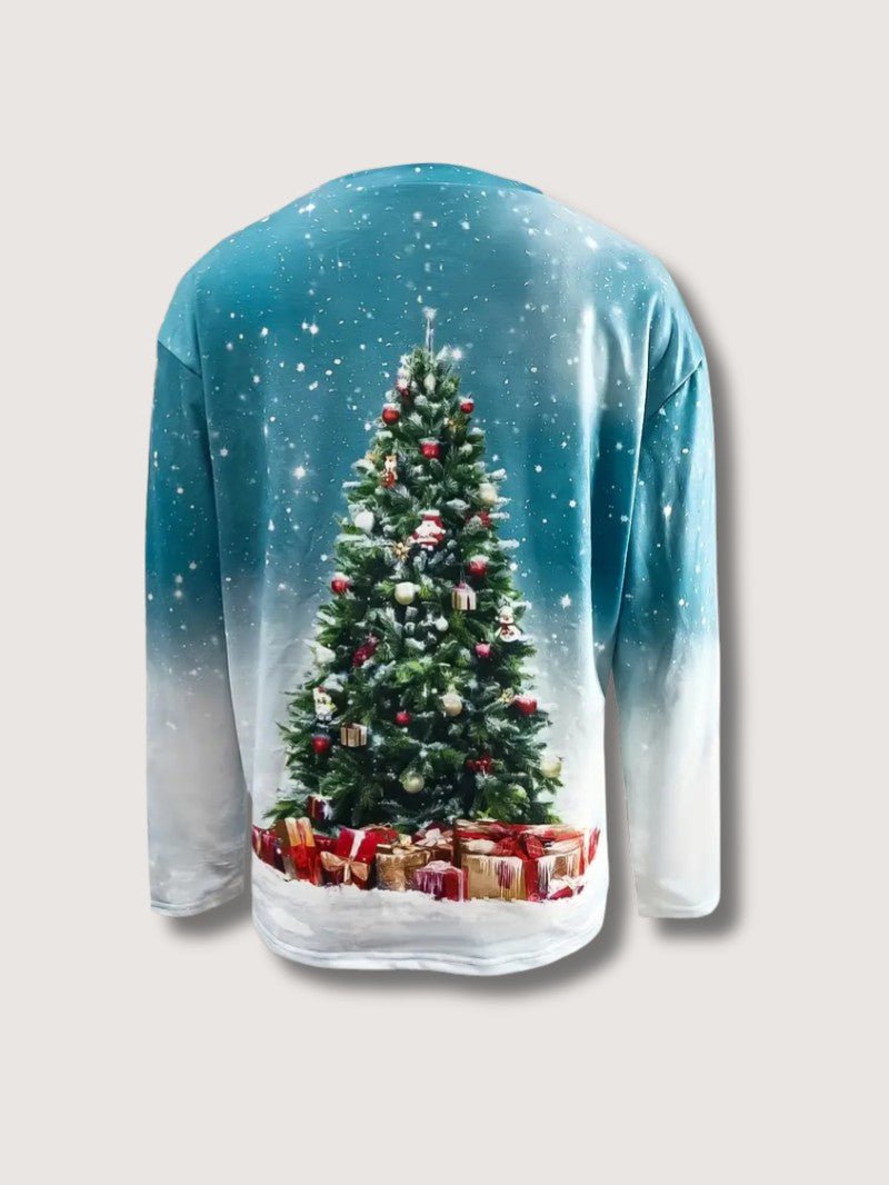 Sparkly Holiday Tree Graphic Sweatshirt