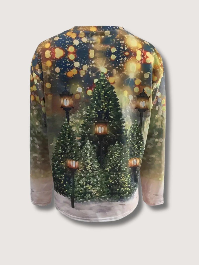 Sparkly Holiday Tree Graphic Sweatshirt