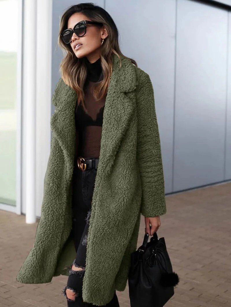 Ladies Warm Winter Fleece Jacket