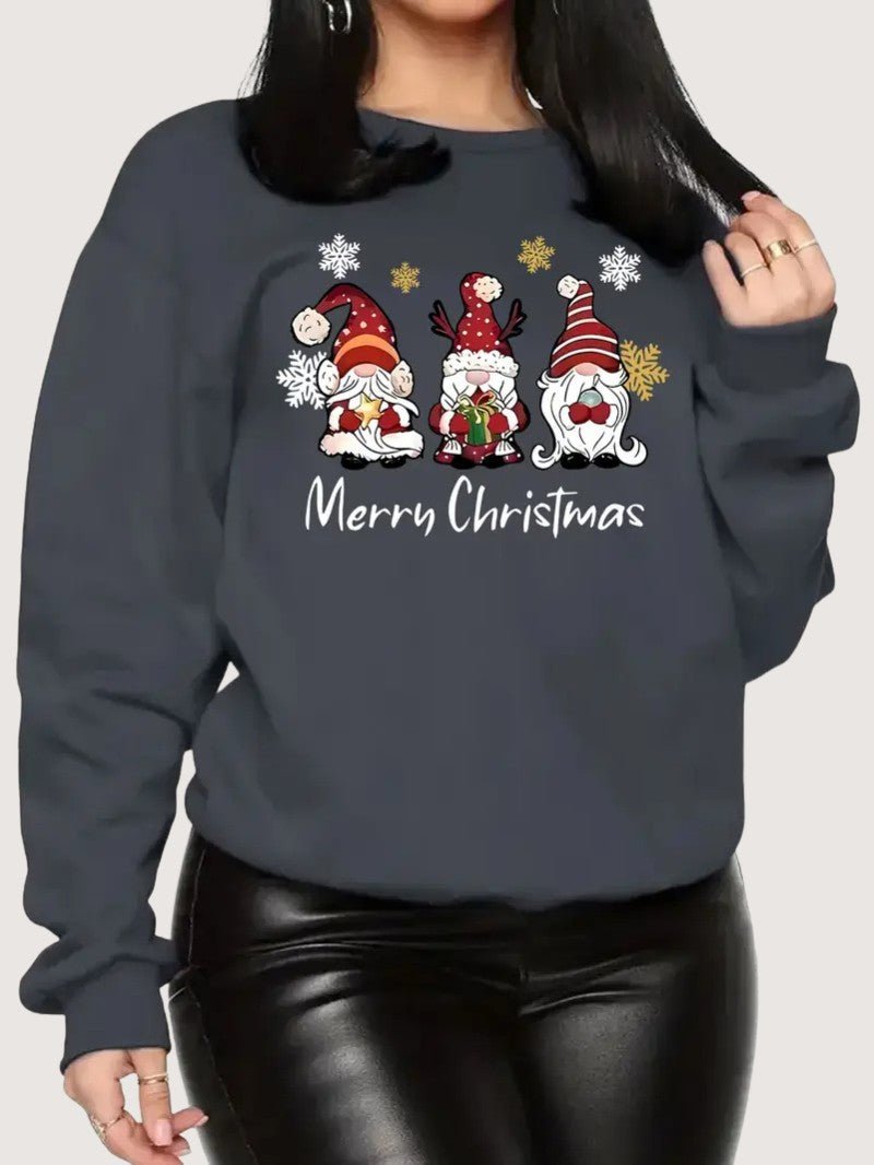 Fun Holiday Gnome Women's Sweatshirt