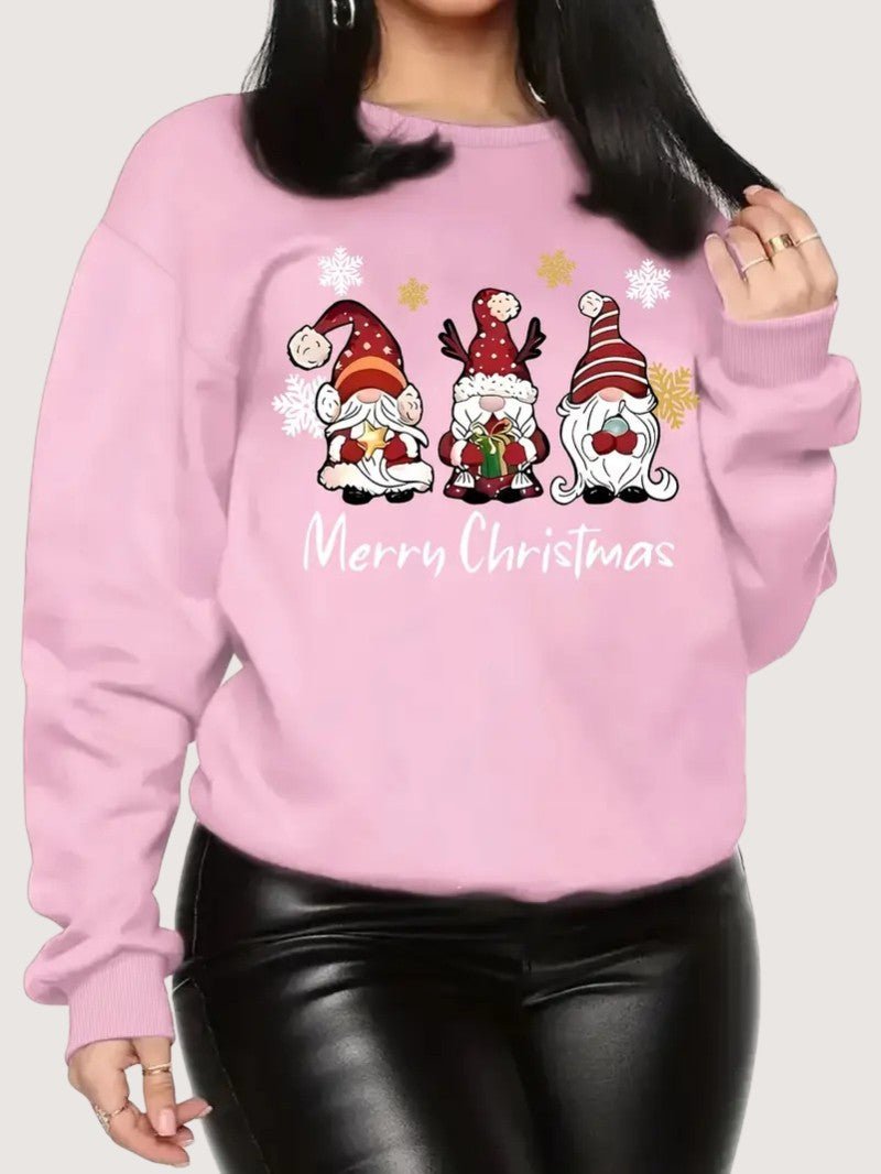 Fun Holiday Gnome Women's Sweatshirt
