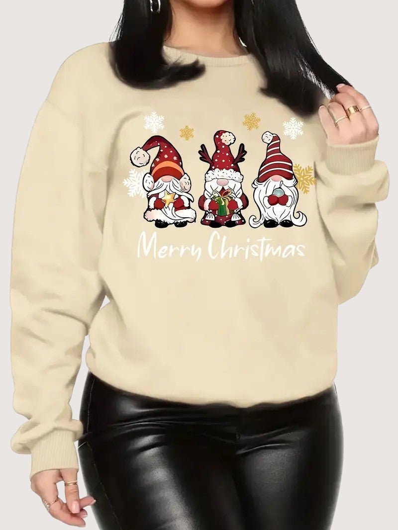 Fun Holiday Gnome Women's Sweatshirt