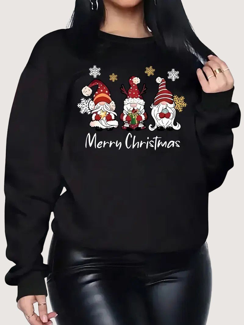 Fun Holiday Gnome Women's Sweatshirt