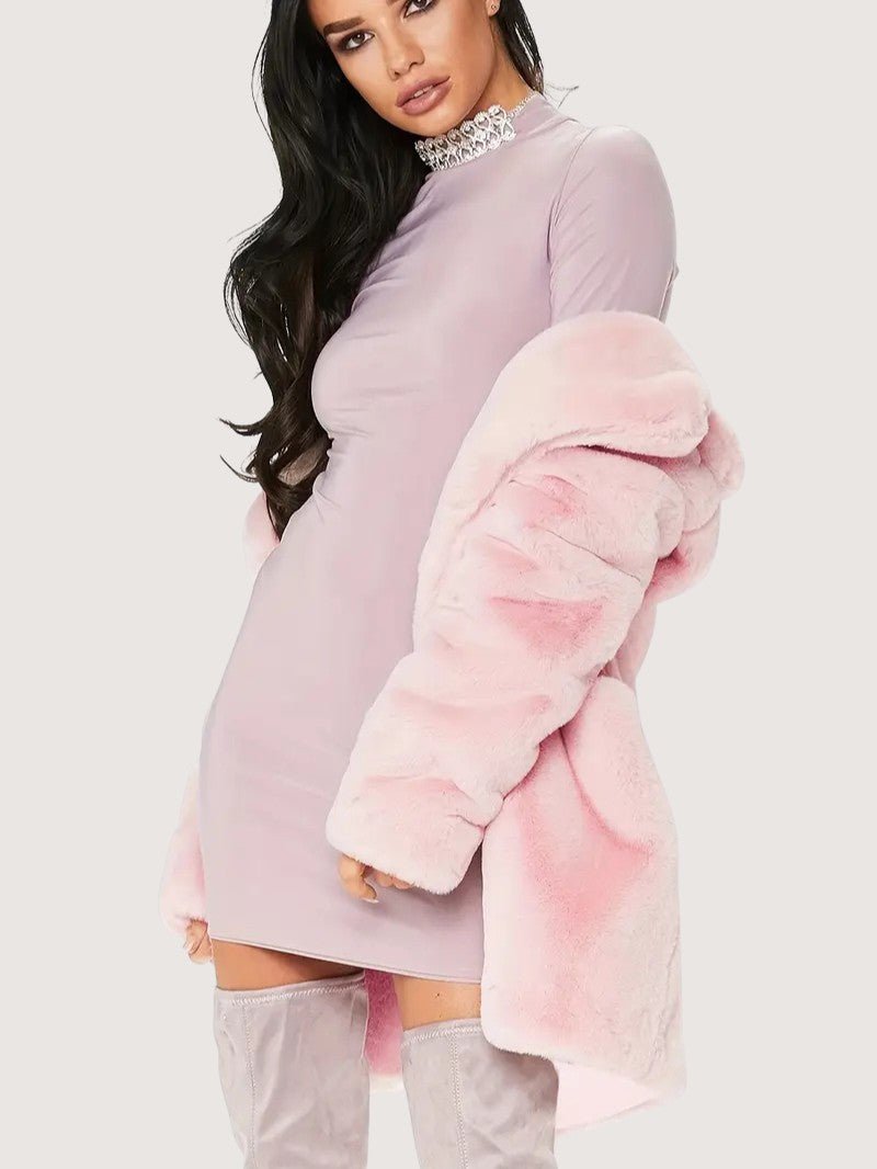 Soft Warm Ladies Winter Parka Coat