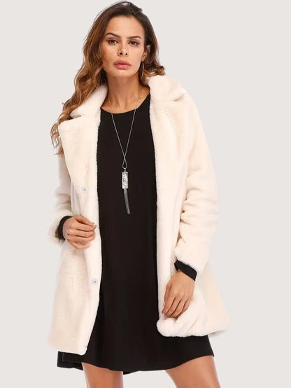 Soft Warm Ladies Winter Parka Coat