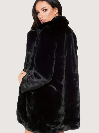 Soft Warm Ladies Winter Parka Coat