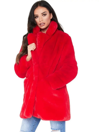 Soft Warm Ladies Winter Parka Coat