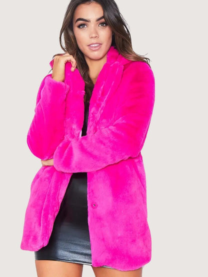 Soft Warm Ladies Winter Parka Coat