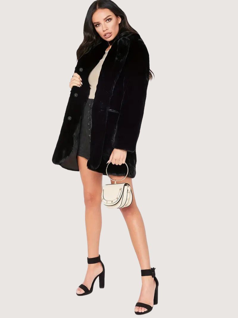 Soft Warm Ladies Winter Parka Coat