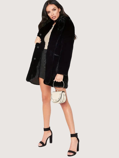 Soft Warm Ladies Winter Parka Coat