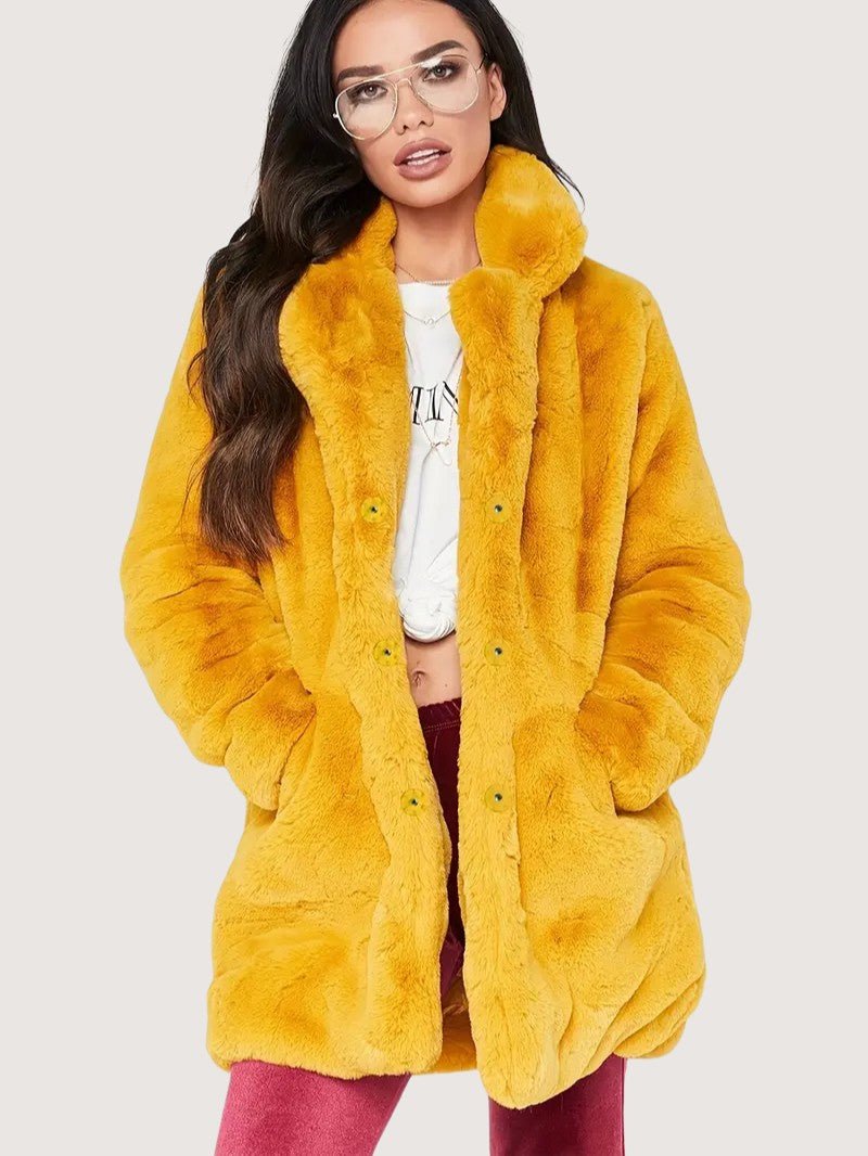 Soft Warm Ladies Winter Parka Coat
